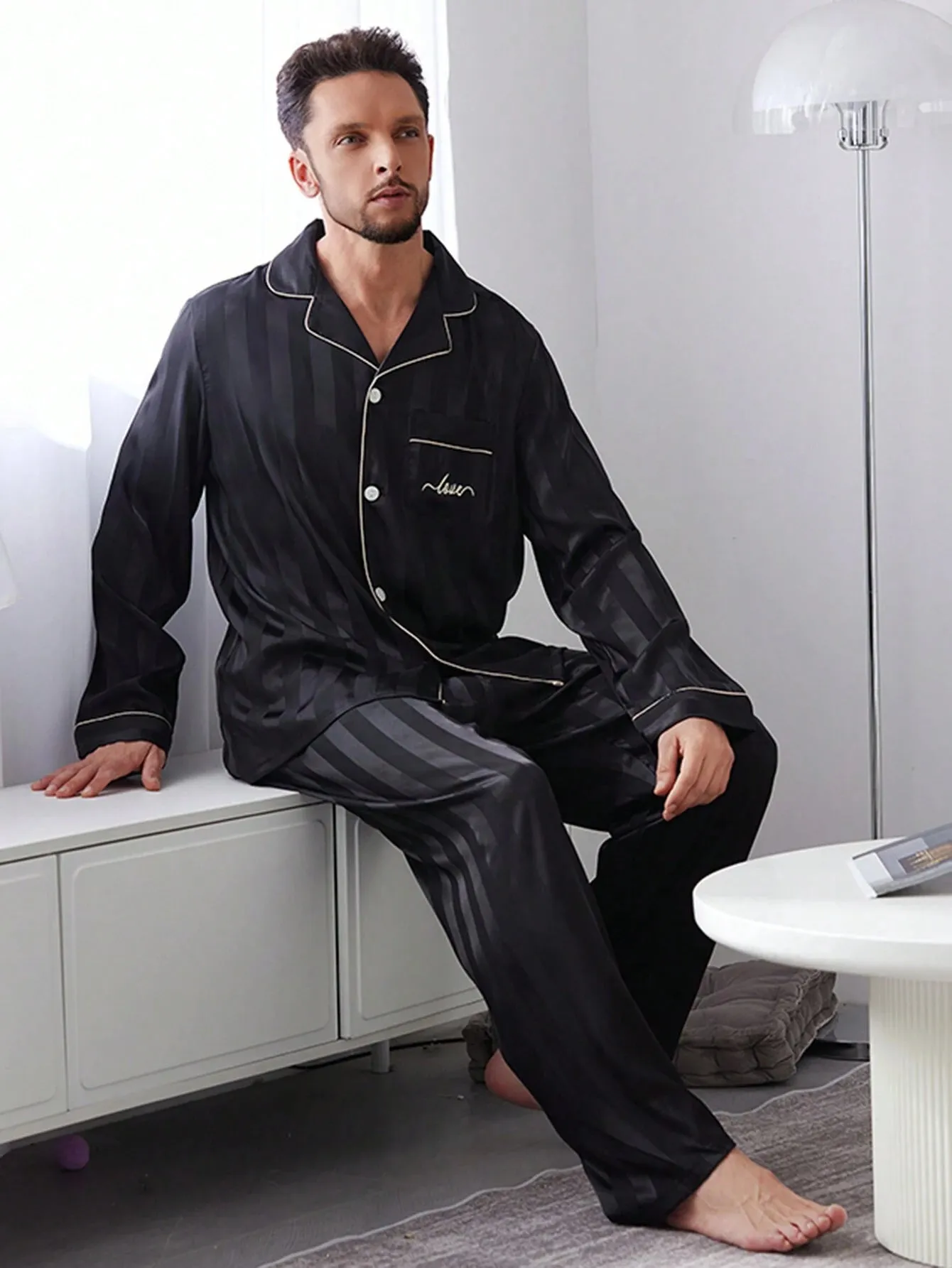 13240 2c-282 Conjunto de ropa de hogar hombre 2 Pzas
