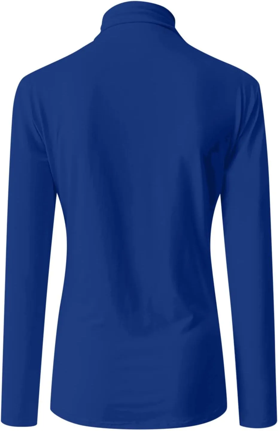Active Layer Shirts Womens Mock Turtleneck Long-Sleeve Shirts Fitted Basic Stretchy Pullover Light Casual Tight Tops