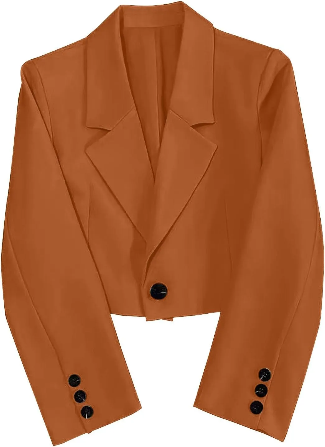 Blazers for Women 2025 Cropped Business Casual Outfits Long Sleeve Open Front Cardigan Work Suit Fall Fashion Coat