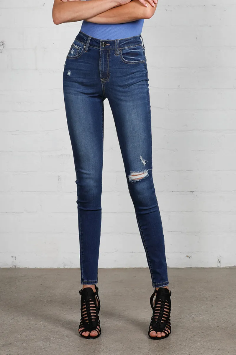 Erased Memory Ankle Skinny Jeans