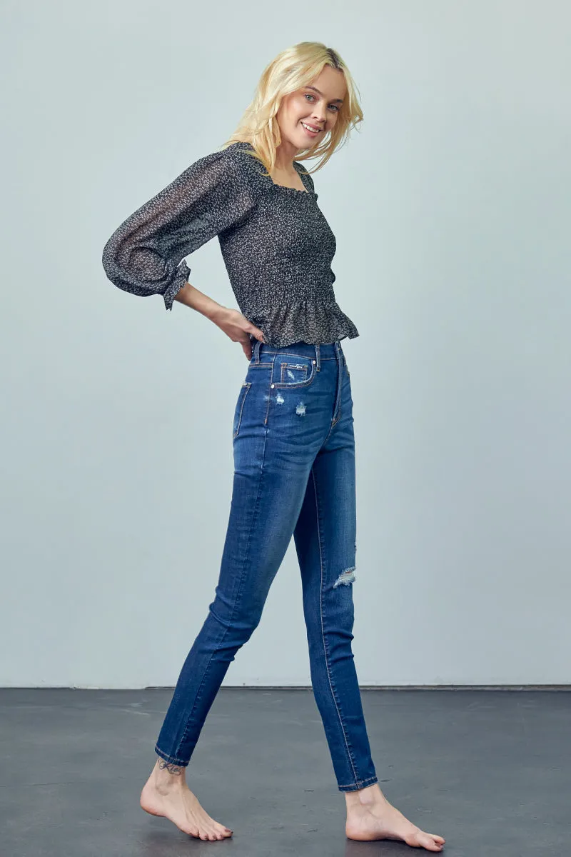Erased Memory Ankle Skinny Jeans