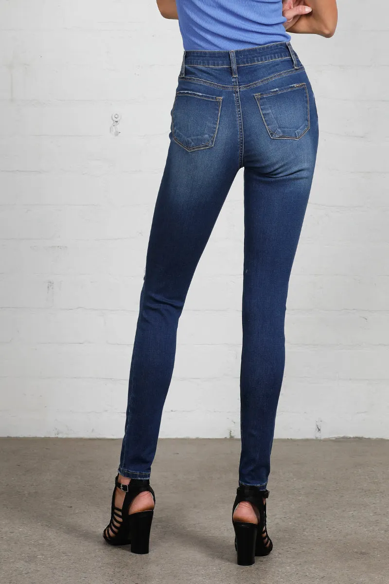Erased Memory Ankle Skinny Jeans