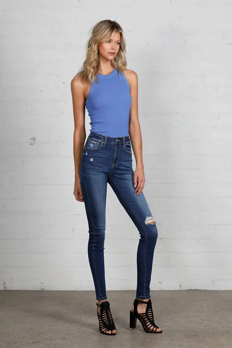 Erased Memory Ankle Skinny Jeans