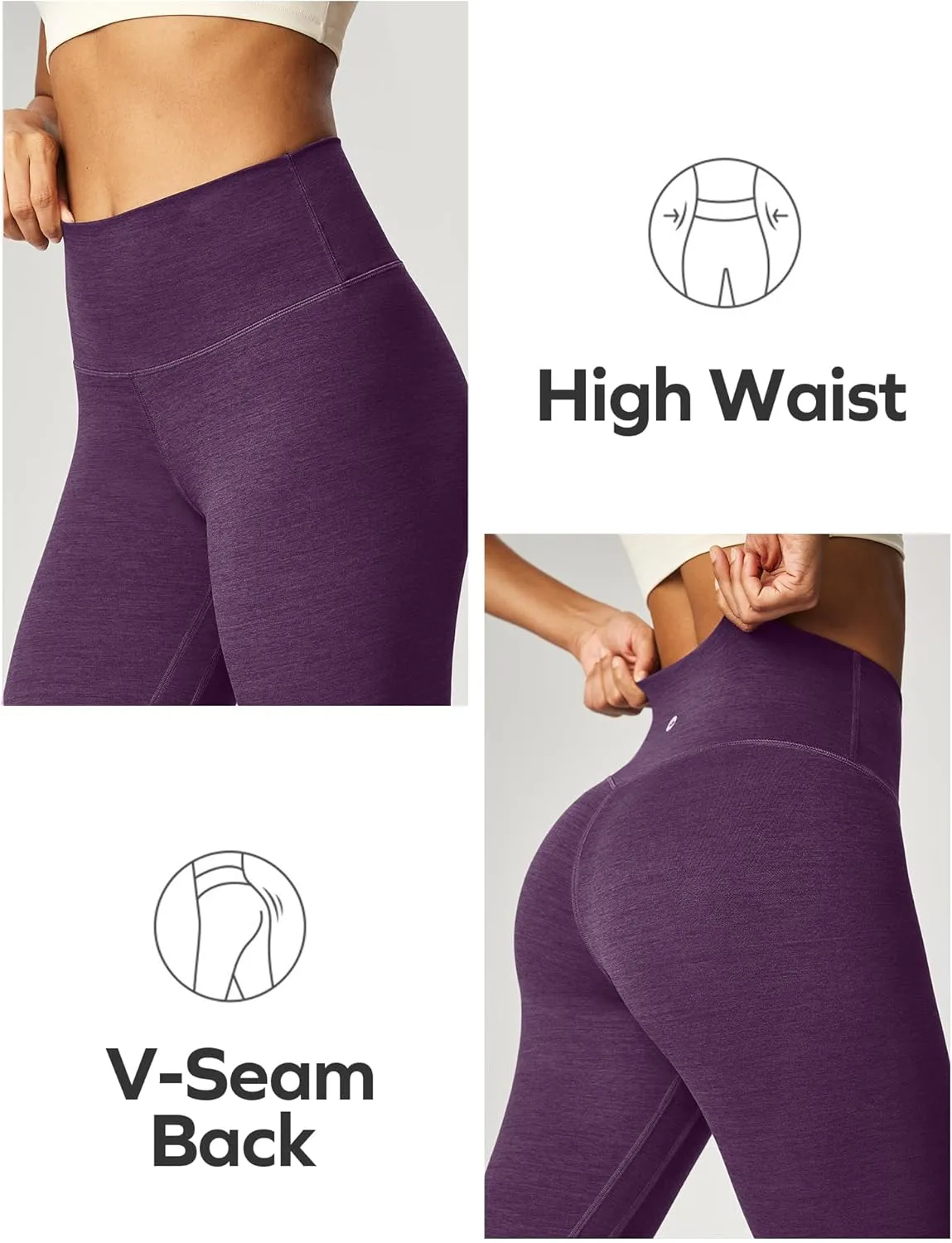 Ewedoos Compression Leggings for Women Tummy Control Workout Leggings Buttery Soft Leggings High Waisted Yoga Pants