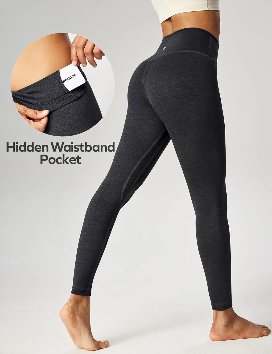 Ewedoos Compression Leggings for Women Tummy Control Workout Leggings Buttery Soft Leggings High Waisted Yoga Pants