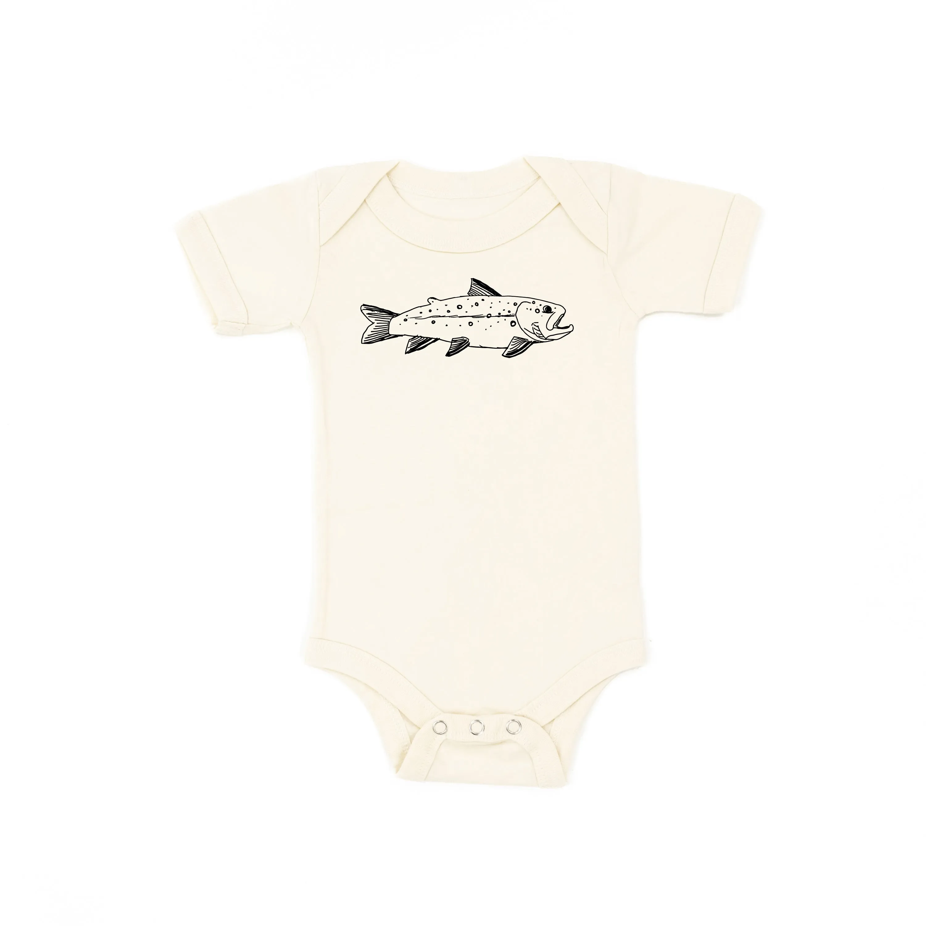 Hand Drawn Brook Trout - Child Shirt