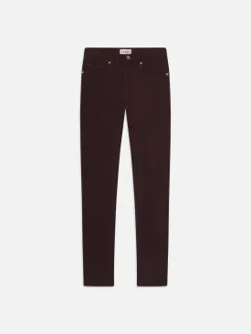 L'Homme Slim Brushed Twill -- Wine