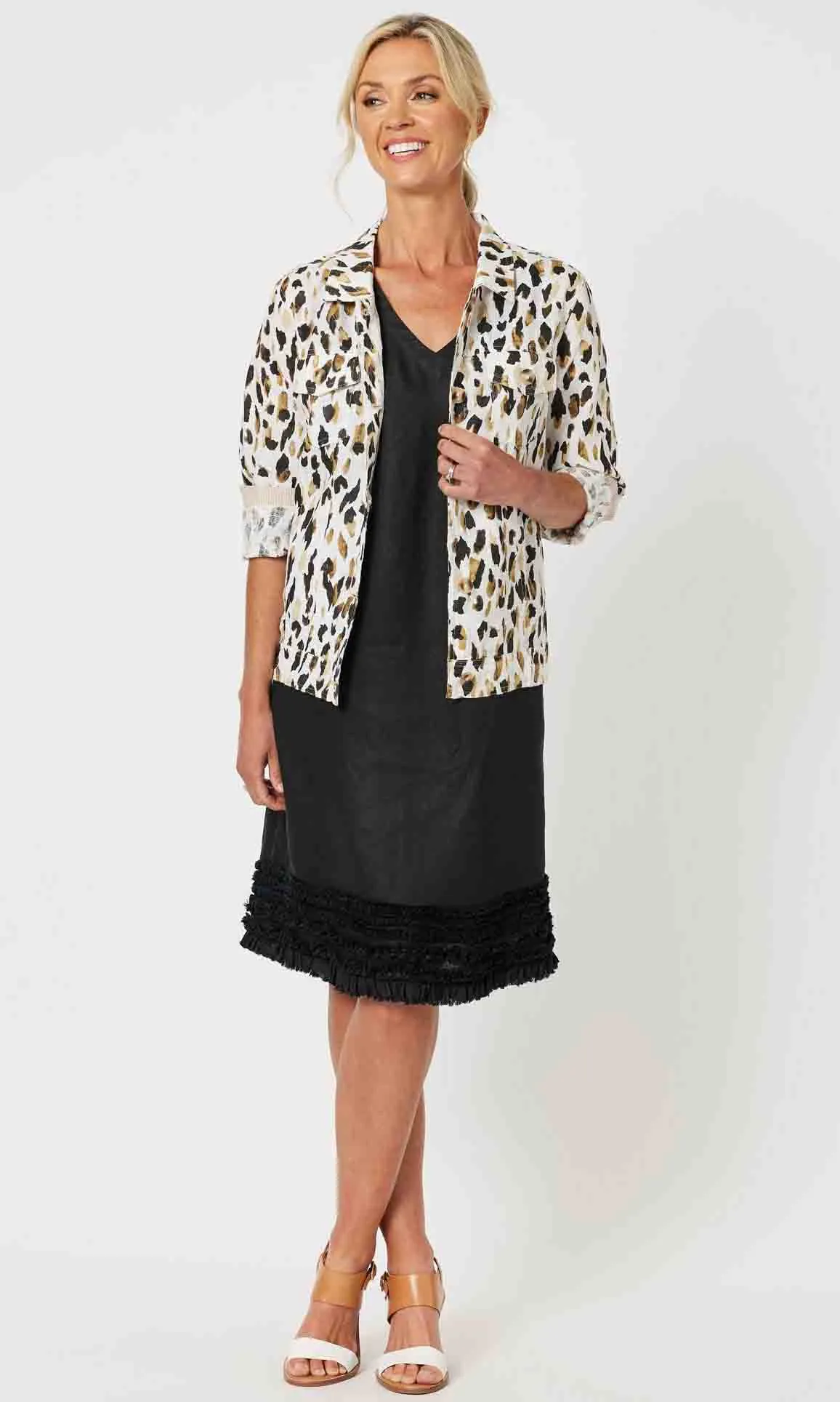 Linen Shift Dress Chic, More Colours