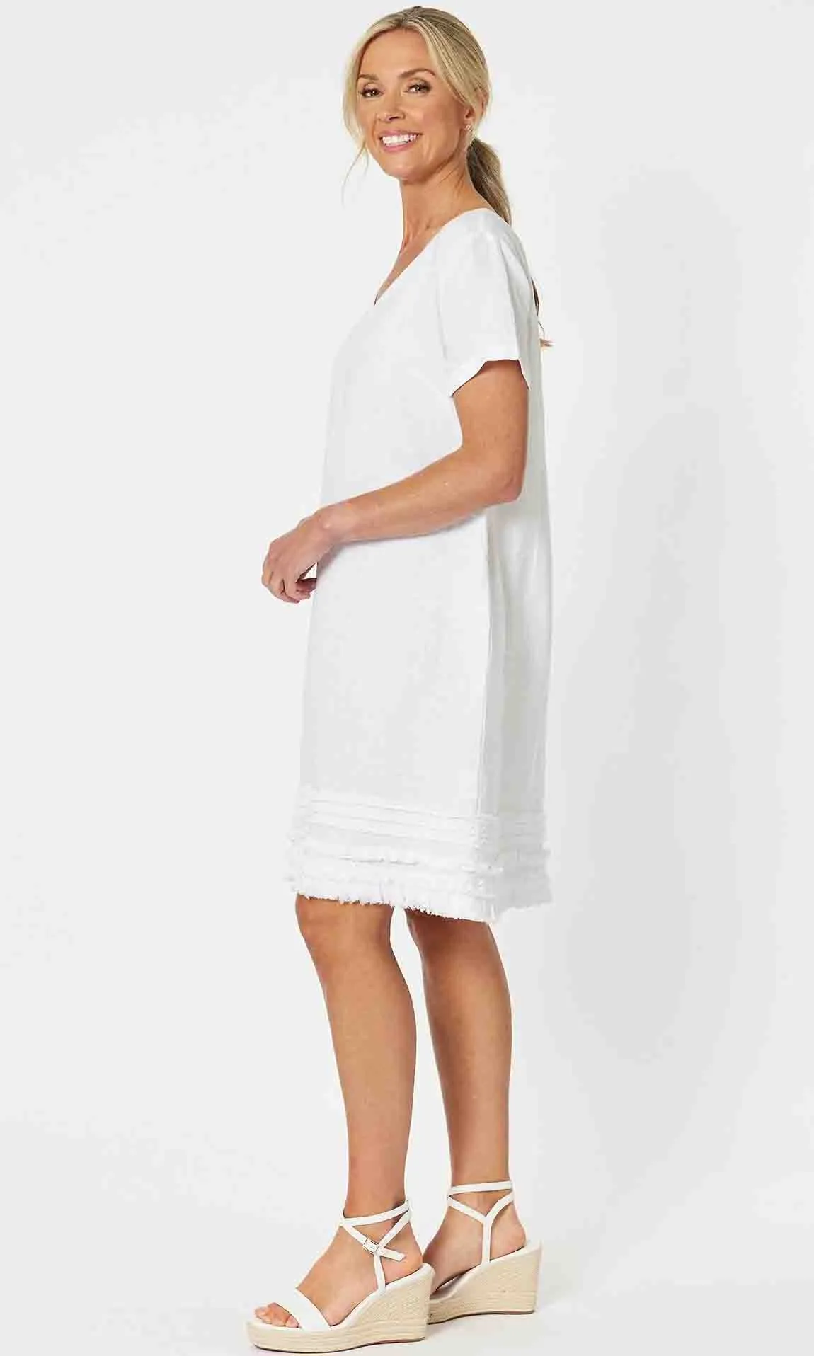 Linen Shift Dress Chic, More Colours