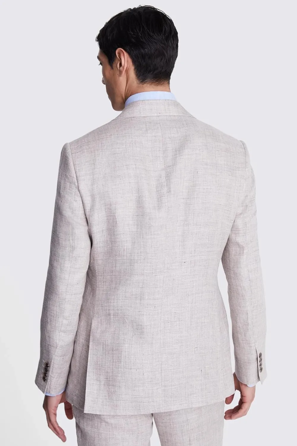 Men's Linen Suit 3 Piece Suits Slim Fit Beach Wedding Summer Casual Groomsmen Blazer Pants and Vest Tuxedo Set