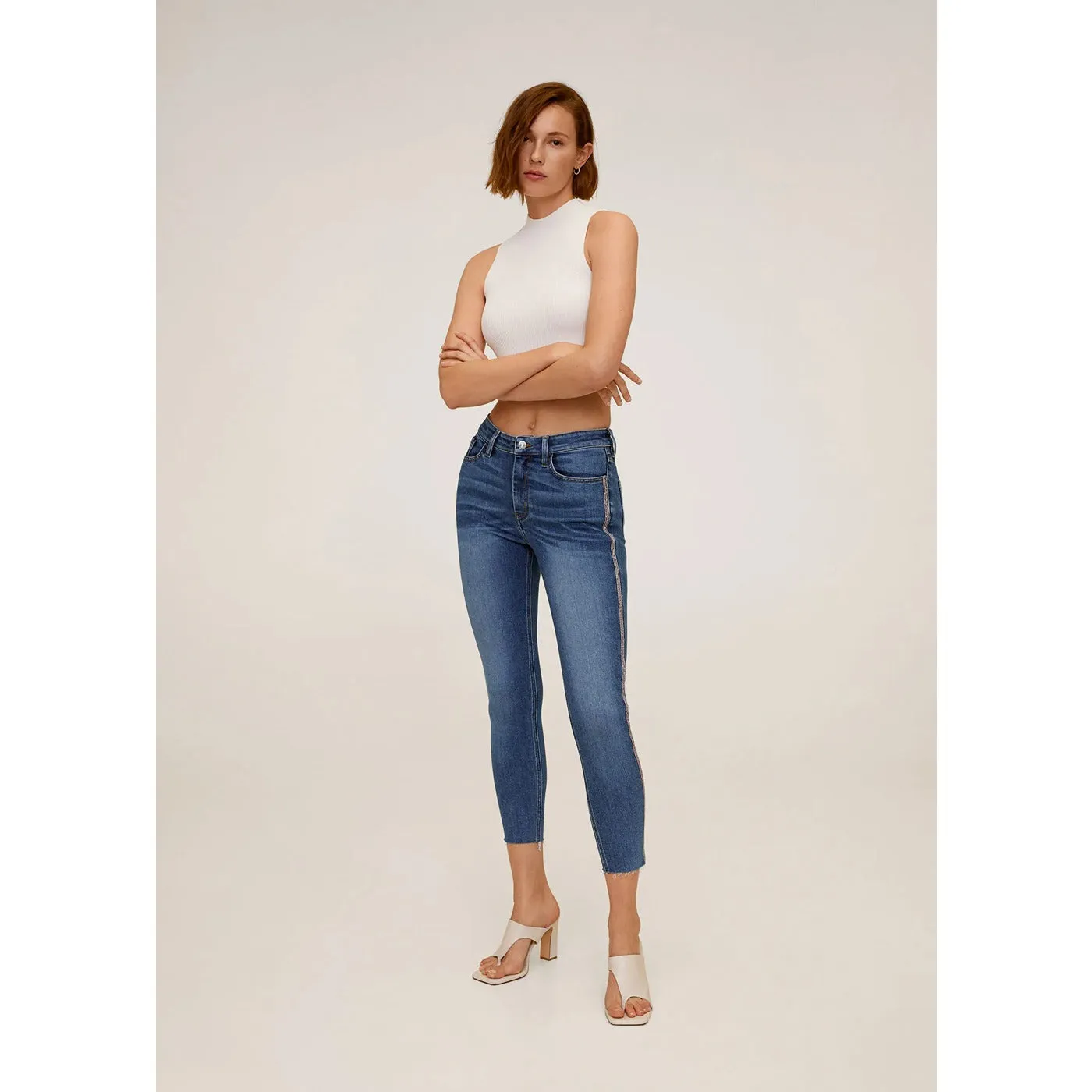 MNG Skinny Sparkle Jeans