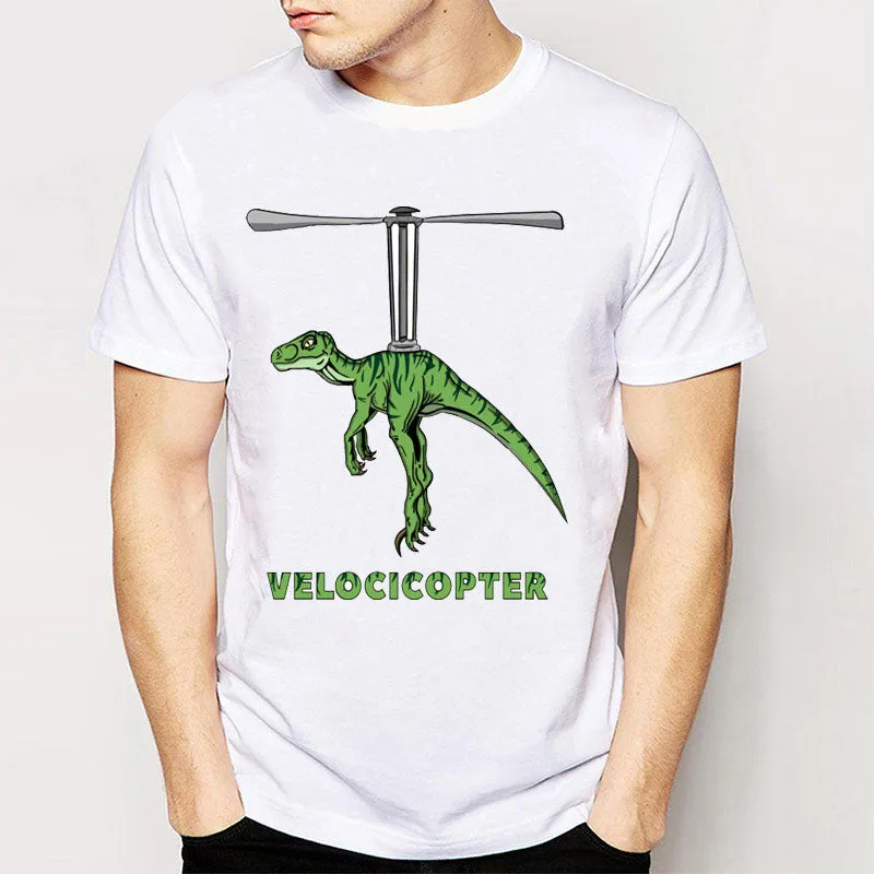 Velocicopter Velociraptor Dinosaur T-Shirt