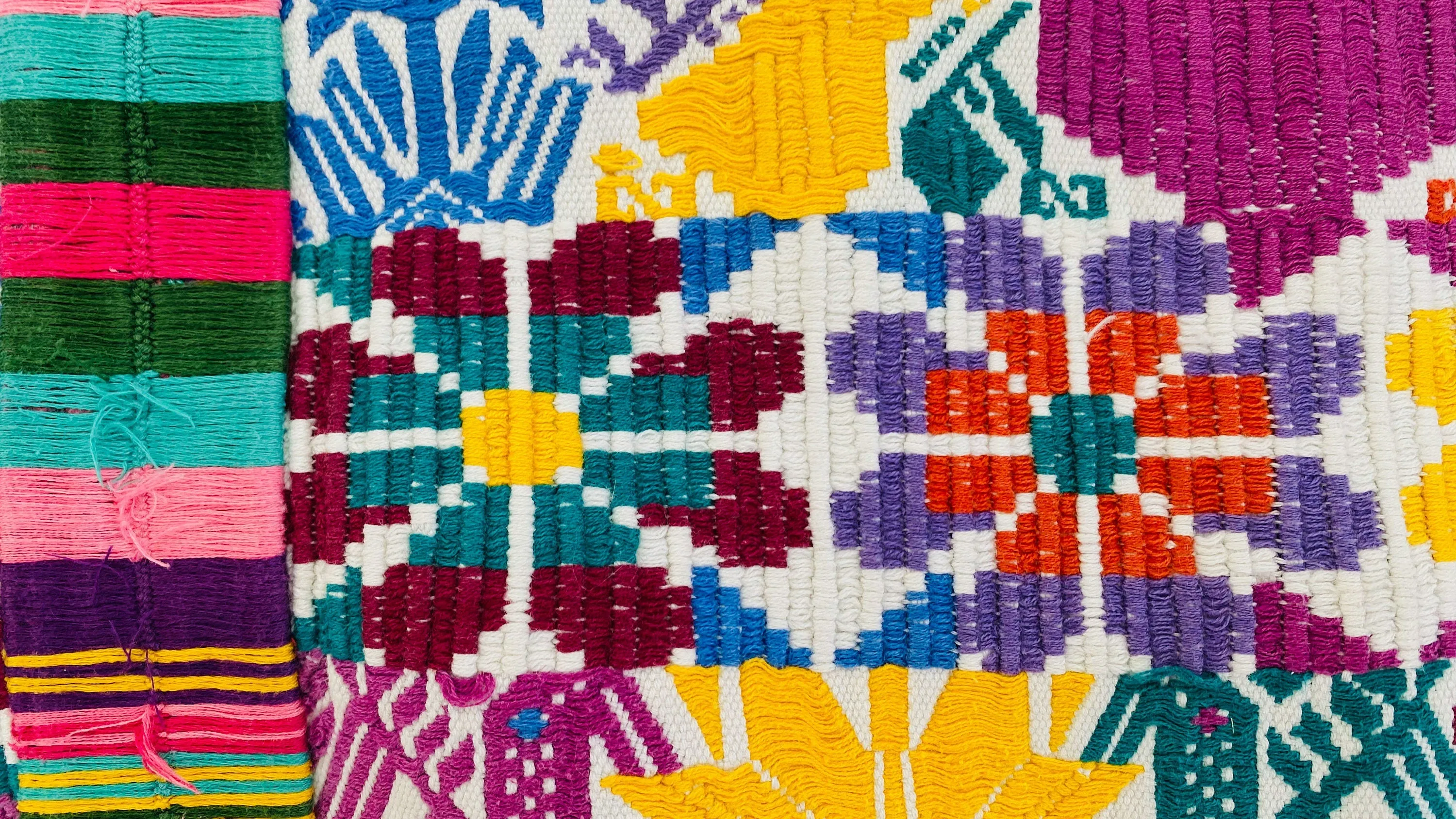 Vintage Quetzaltenango Guatemalan Huipil. Maya. Hand-woven & Embroidered