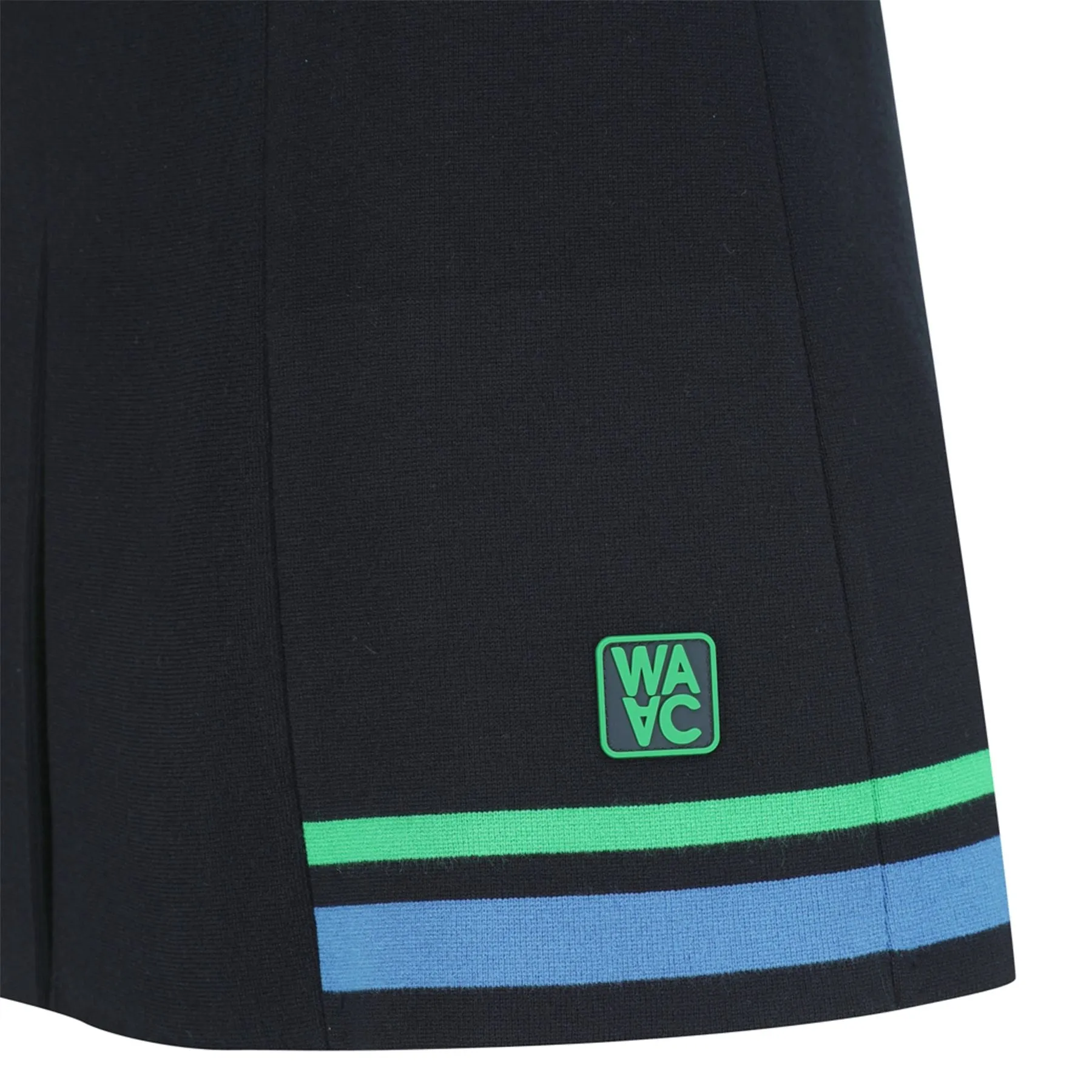 Womens Cable Pleats Knit Skort Navy - W23